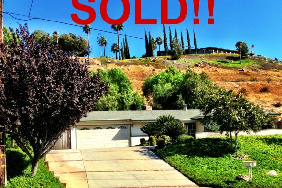 Just Sold- 7788 Lakeside Dr. Riverside, CA 92509